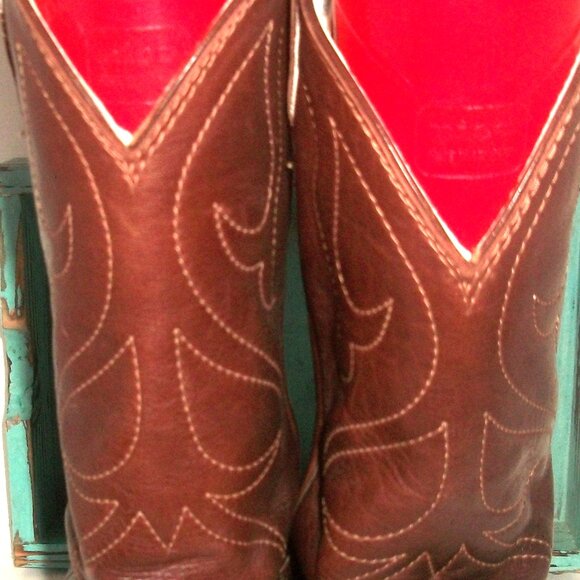 Vintage 1977 Stewart Boot Co Tucson, Az Handmade Western Boots 13D $1200 READ! - Picture 6 of 12
